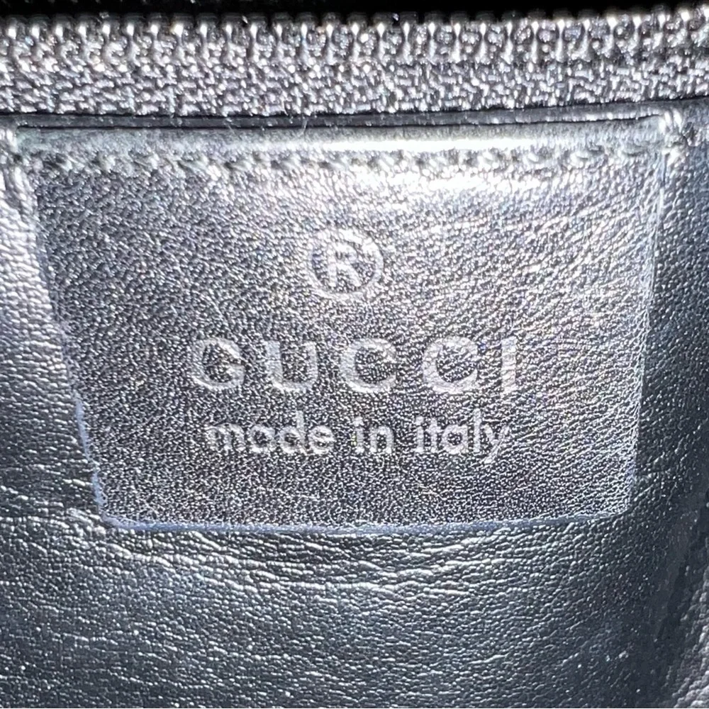 Gucci leather was